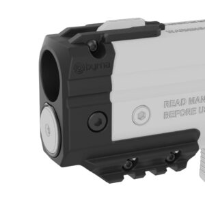 Black and white self-defense tool