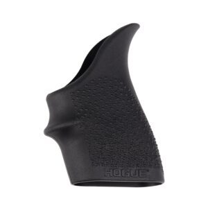 Black textured grip for firearms