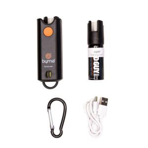 Self-defense tool with USB cable