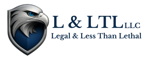 Legal company logo with eagle shield