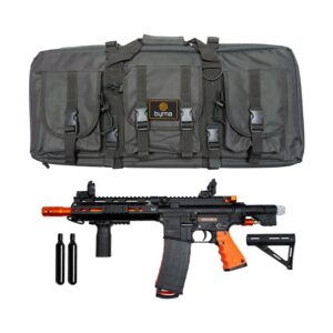 Orange and black gun set