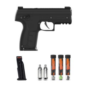 Paintball pistol with magazine and ammo